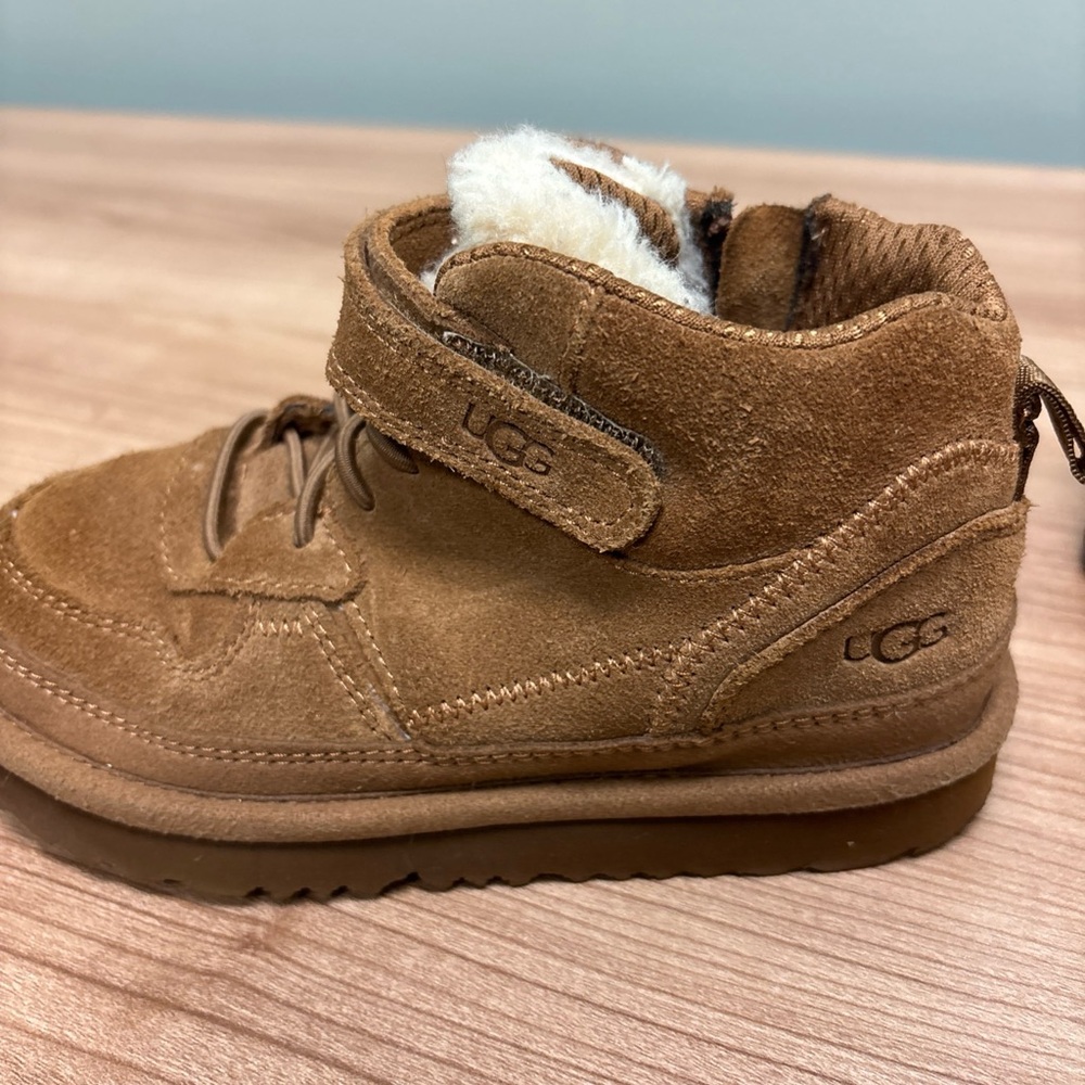 UGG Kids Tan Suede Boots